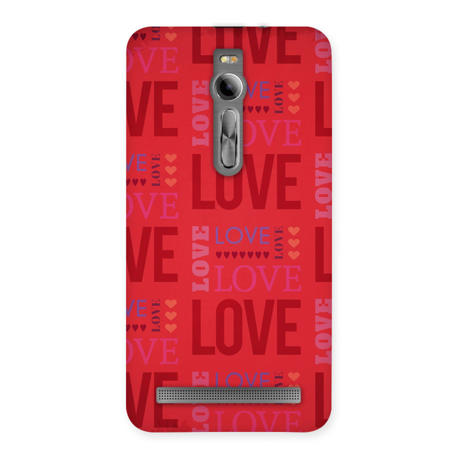 Love Pattern Back Case for Asus Zenfone 2