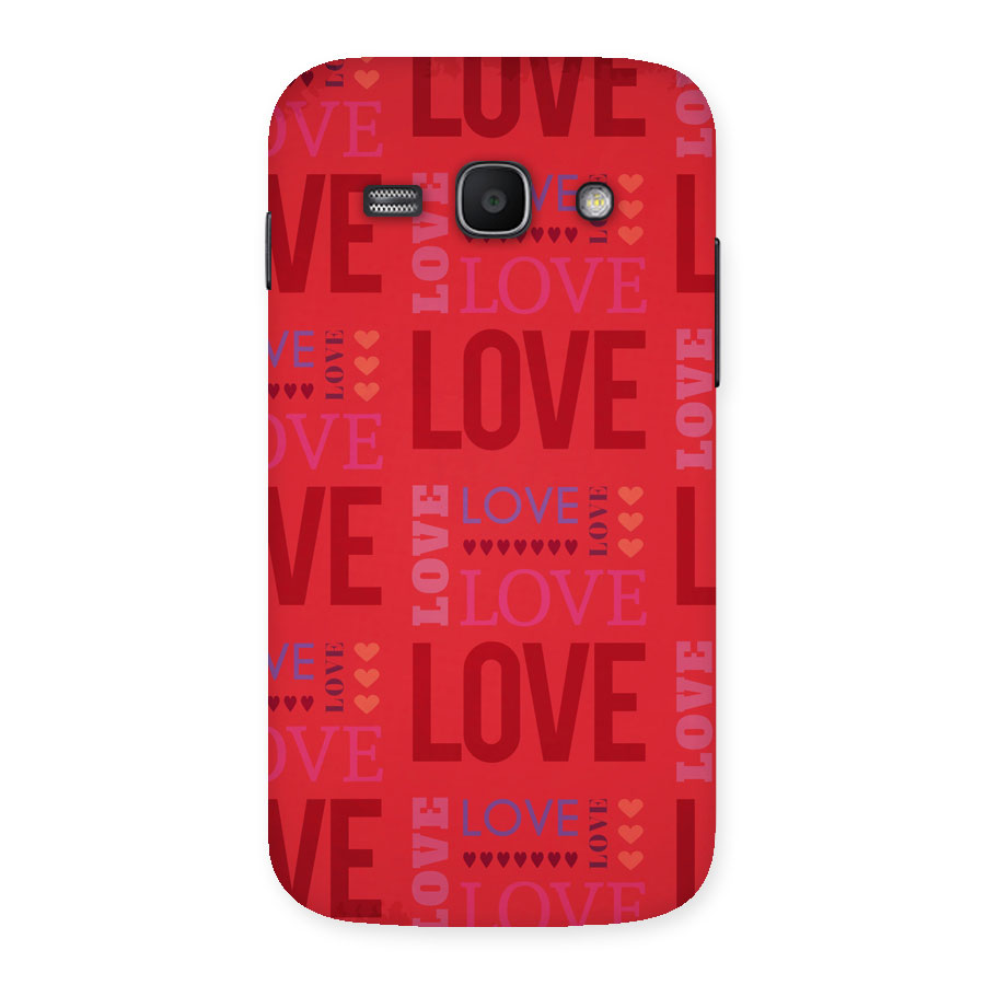 Love Pattern Back Case for Galaxy Ace 3
