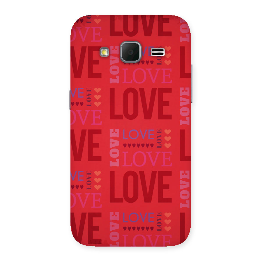 Love Pattern Back Case for Galaxy Core Prime