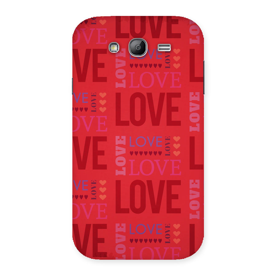 Love Pattern Back Case for Galaxy Grand