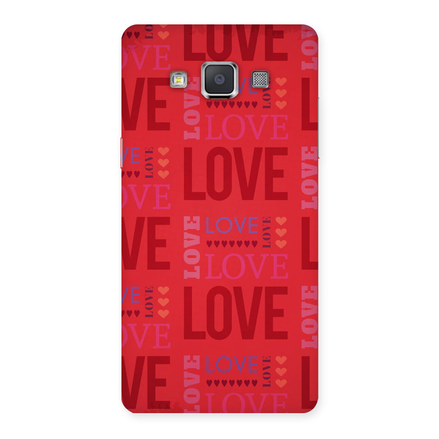 Love Pattern Back Case for Galaxy Grand 3