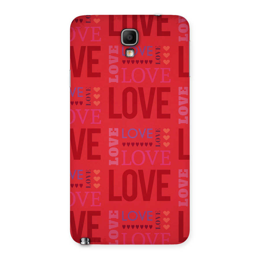 Love Pattern Back Case for Galaxy Note 3 Neo
