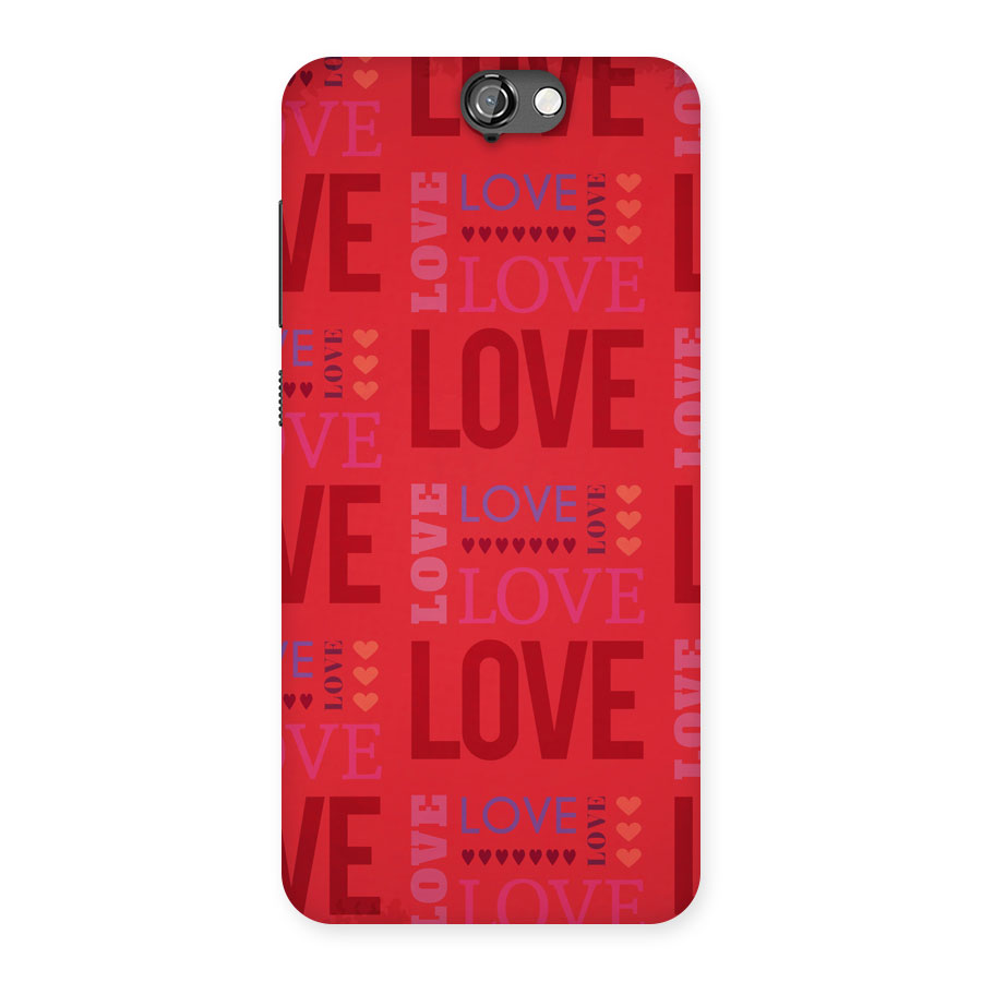 Love Pattern Back Case for HTC One A9