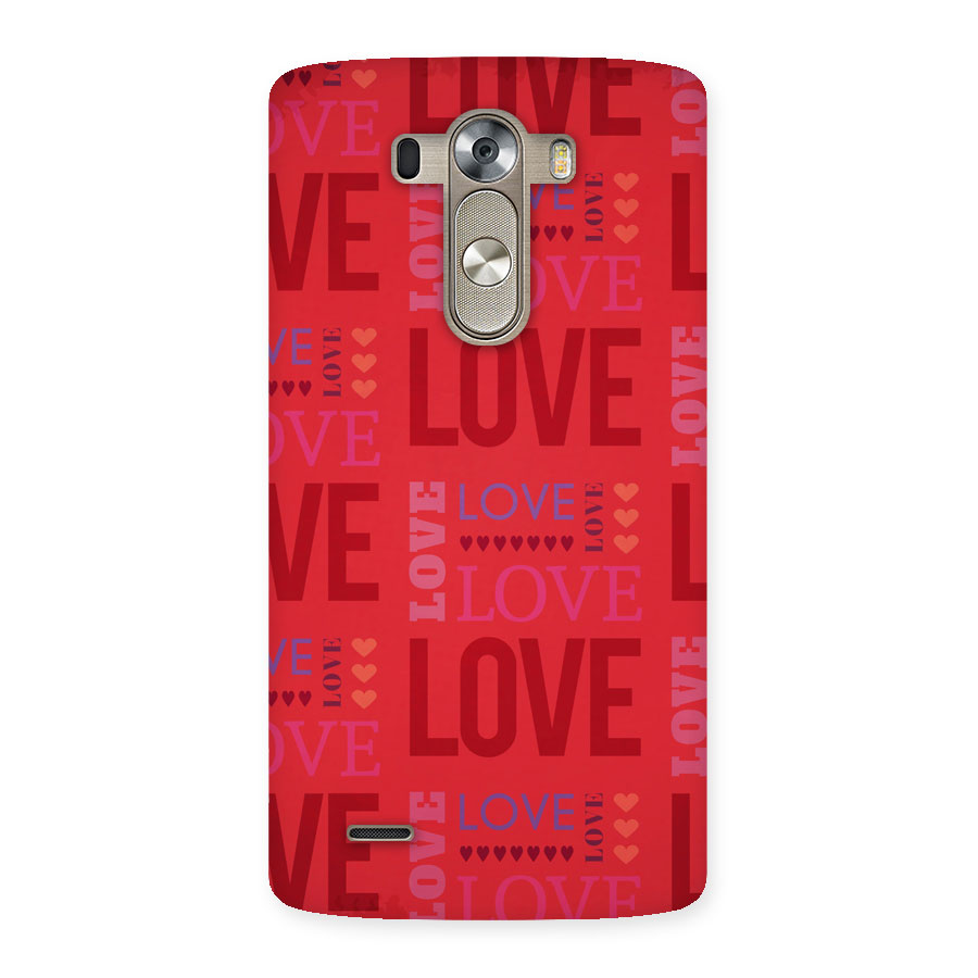 Love Pattern Back Case for LG G3