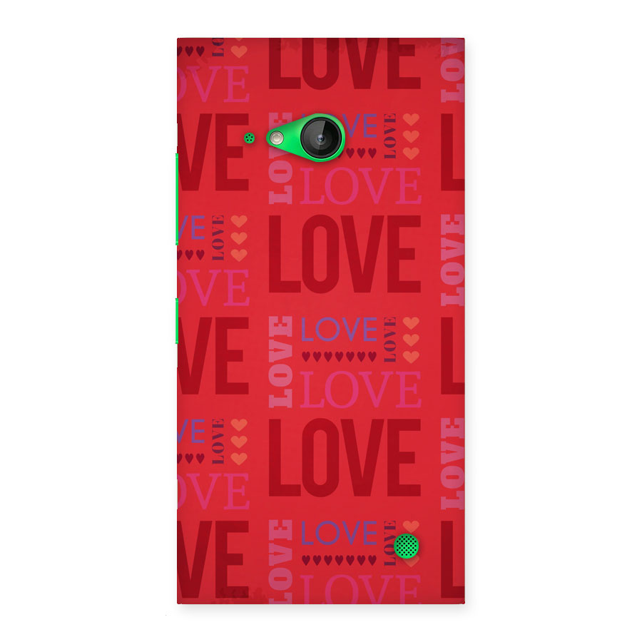 Love Pattern Back Case for Lumia 730