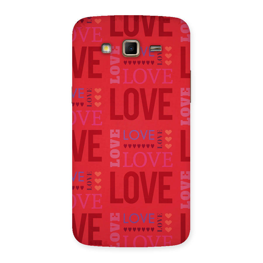 Love Pattern Back Case for Samsung Galaxy Grand 2