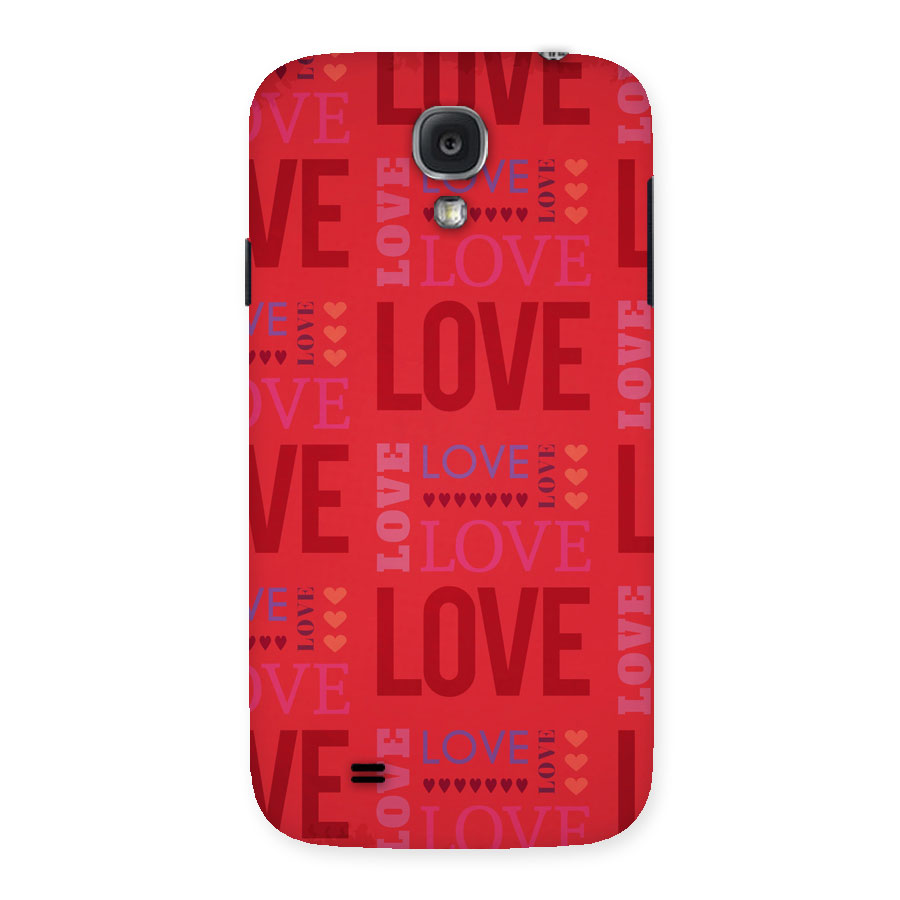 Love Pattern Back Case for Samsung Galaxy S4