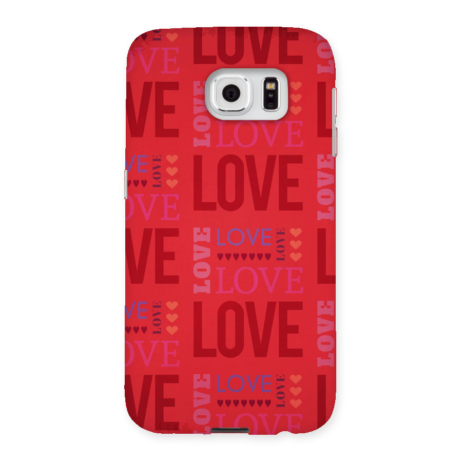 Love Pattern Back Case for Samsung Galaxy S6