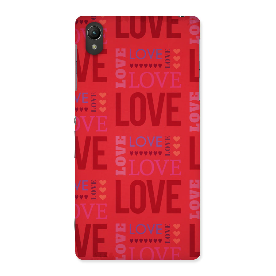 Love Pattern Back Case for Sony Xperia Z2