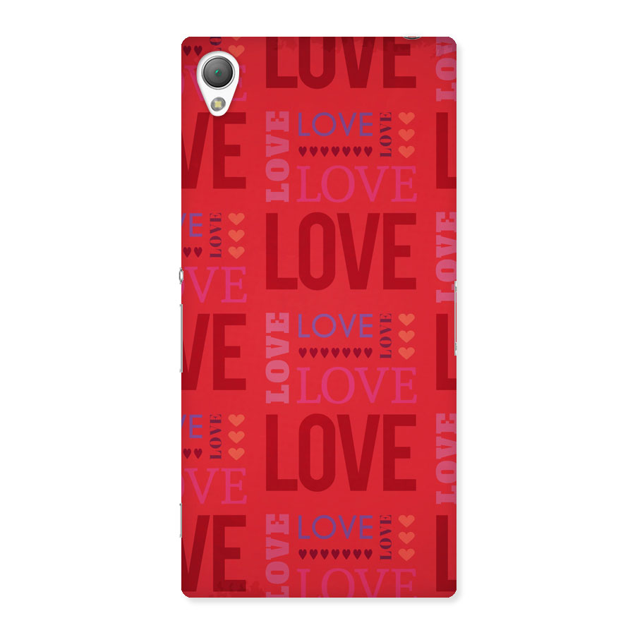 Love Pattern Back Case for Sony Xperia Z3