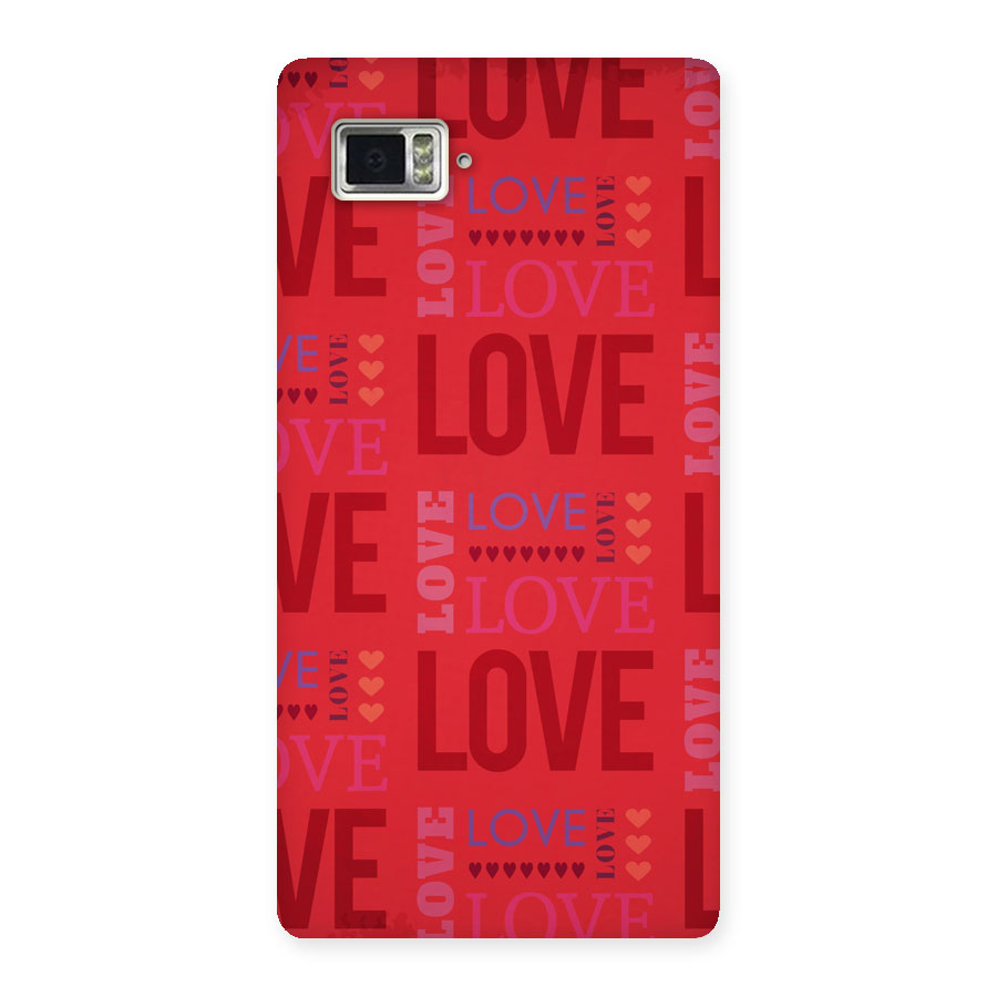 Love Pattern Back Case for Vibe Z2 Pro K920