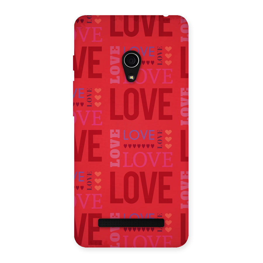 Love Pattern Back Case for Zenfone 5