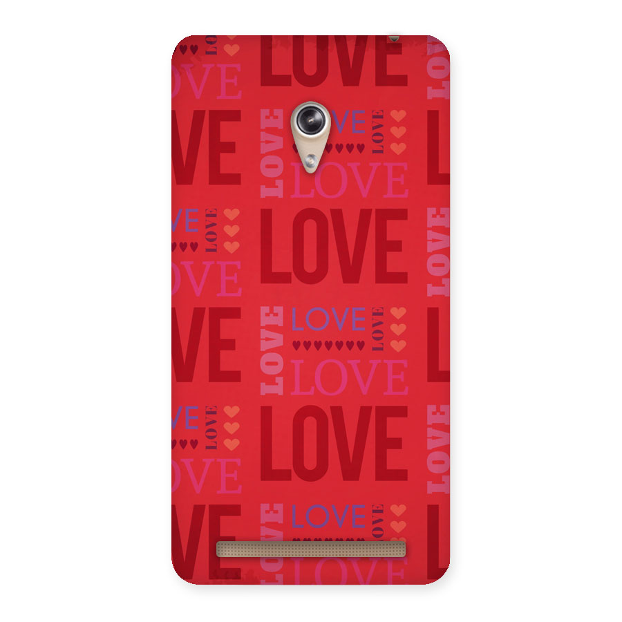 Love Pattern Back Case for Zenfone 6