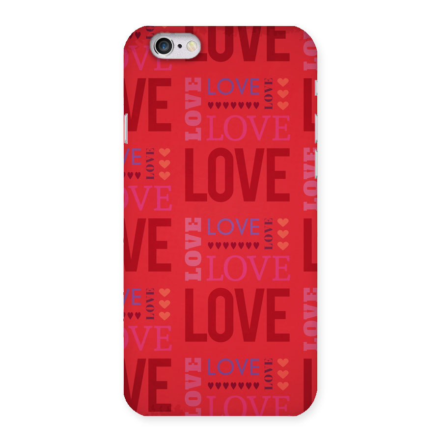 Love Pattern Back Case for iPhone 6 6S
