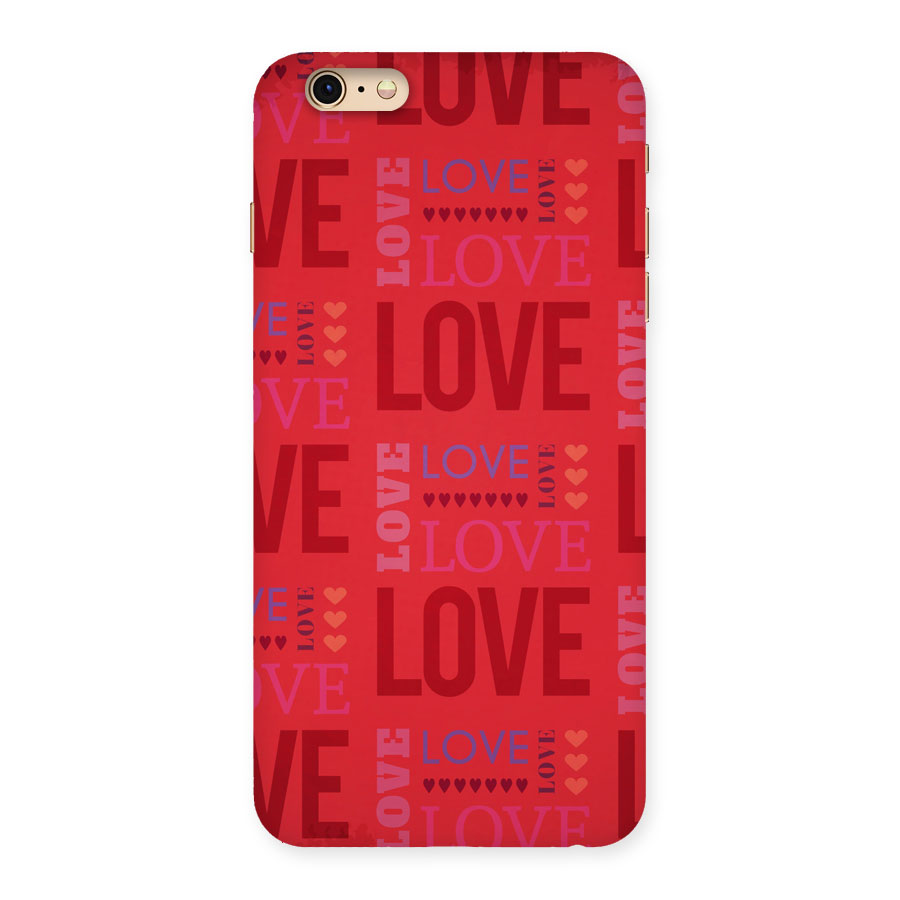 Love Pattern Back Case for iPhone 6 Plus 6S Plus