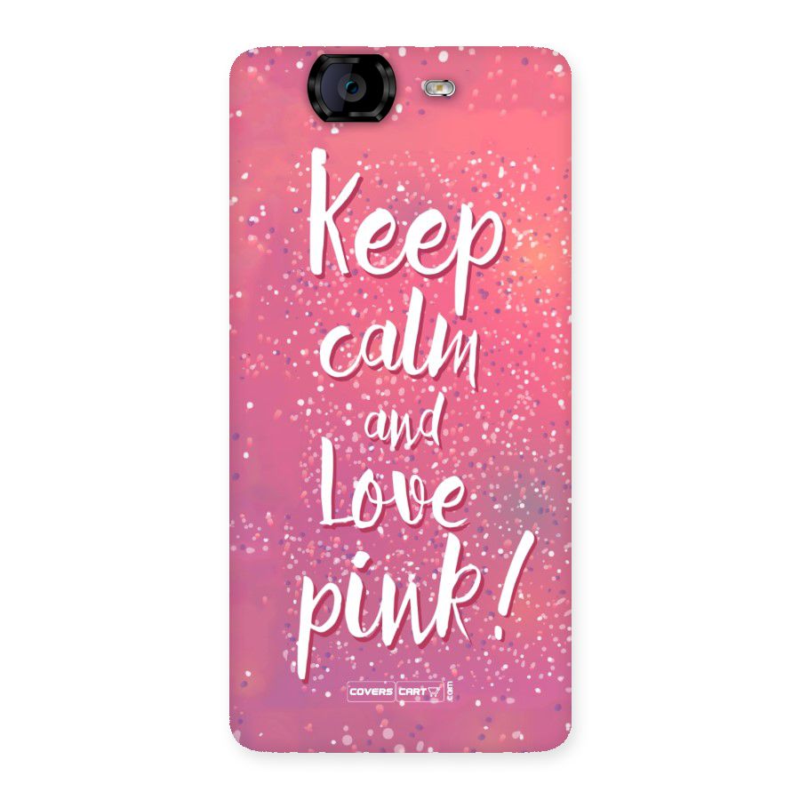 Love Pink Back Case for Canvas Knight A350