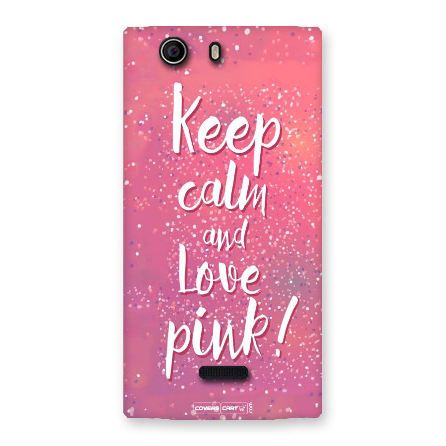 Love Pink Back Case for Canvas Nitro 2 E311