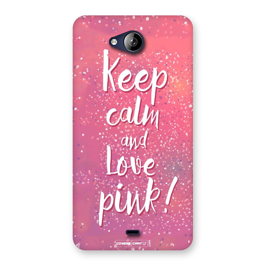 Love Pink Back Case for Canvas Play Q355