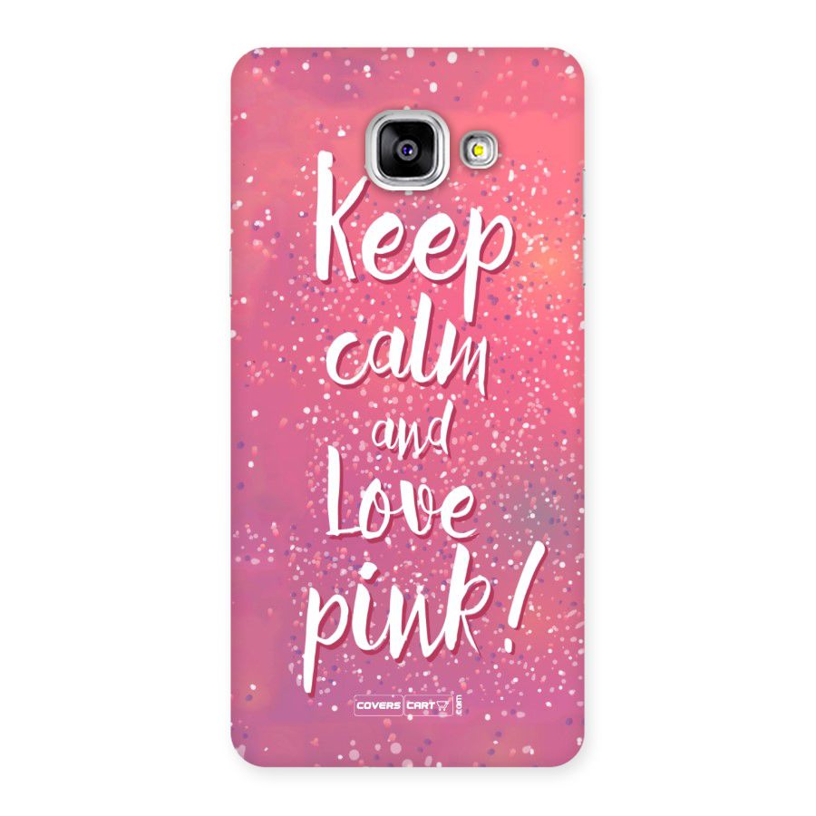 Love Pink Back Case for Galaxy A5 2016