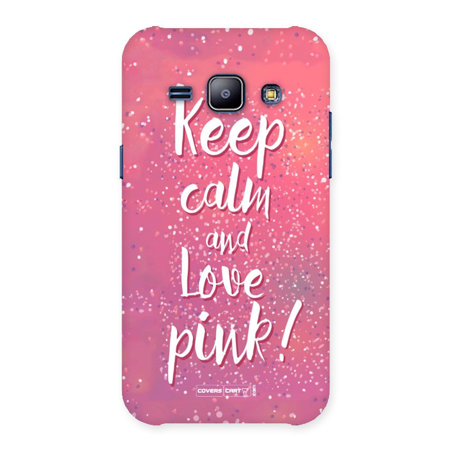 Love Pink Back Case for Galaxy J1
