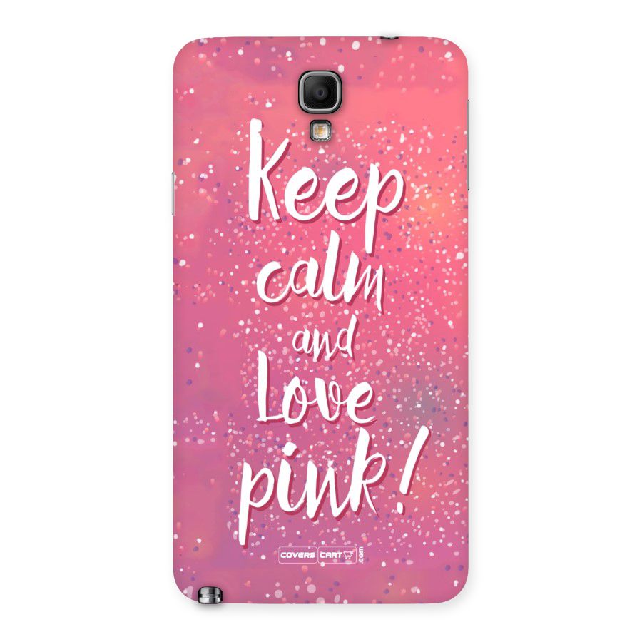 Love Pink Back Case for Galaxy Note 3 Neo