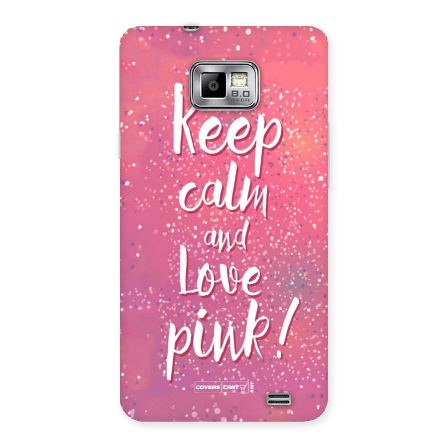 Love Pink Back Case for Galaxy S2