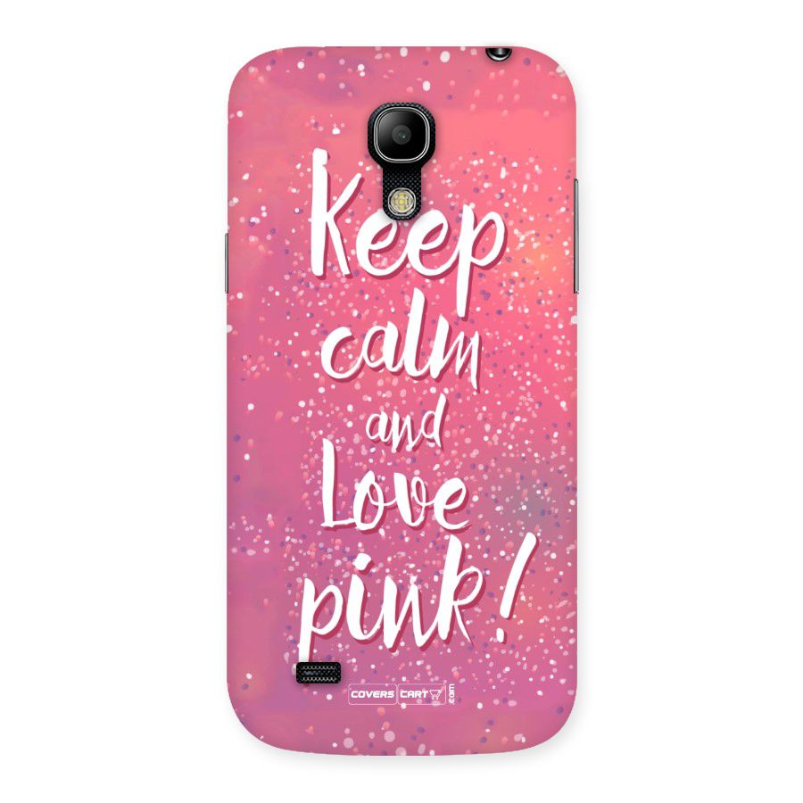 Love Pink Back Case for Galaxy S4 Mini