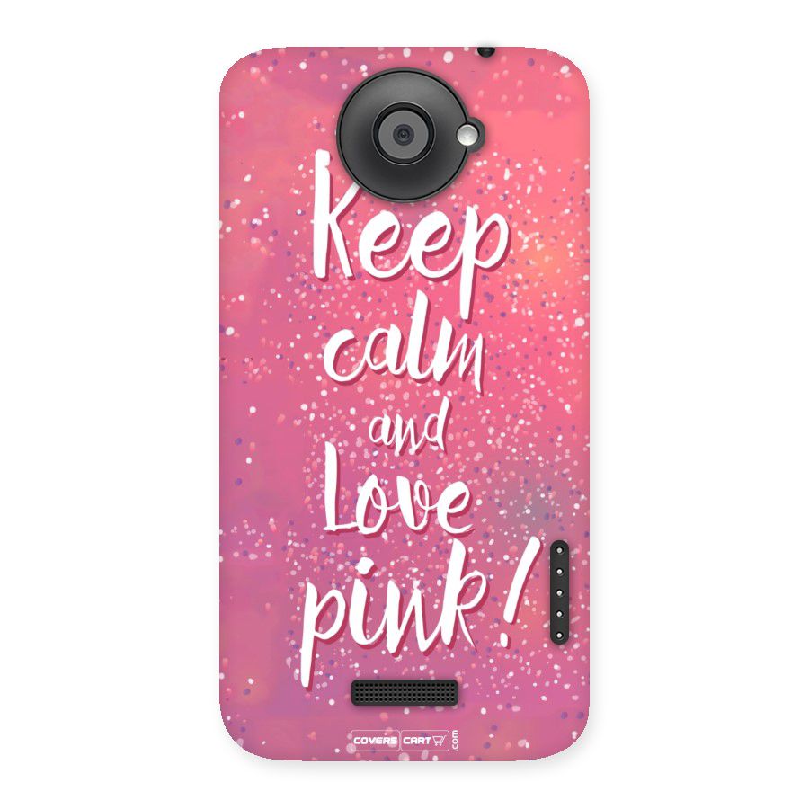 Love Pink Back Case for HTC One X