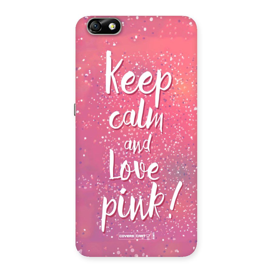 Love Pink Back Case for Honor 4X