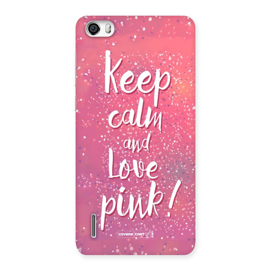 Love Pink Back Case for Honor 6