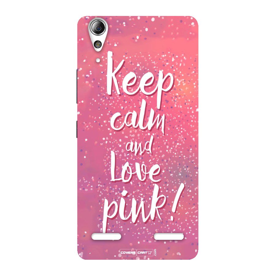 Love Pink Back Case for Lenovo A6000 Plus