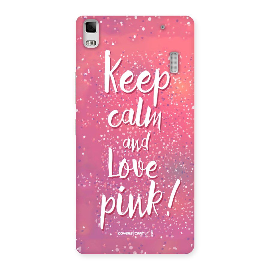 Love Pink Back Case for Lenovo A7000