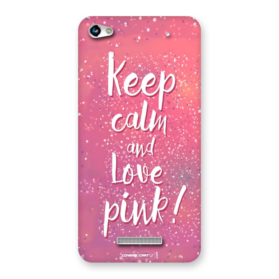 Love Pink Back Case for Micromax Hue 2