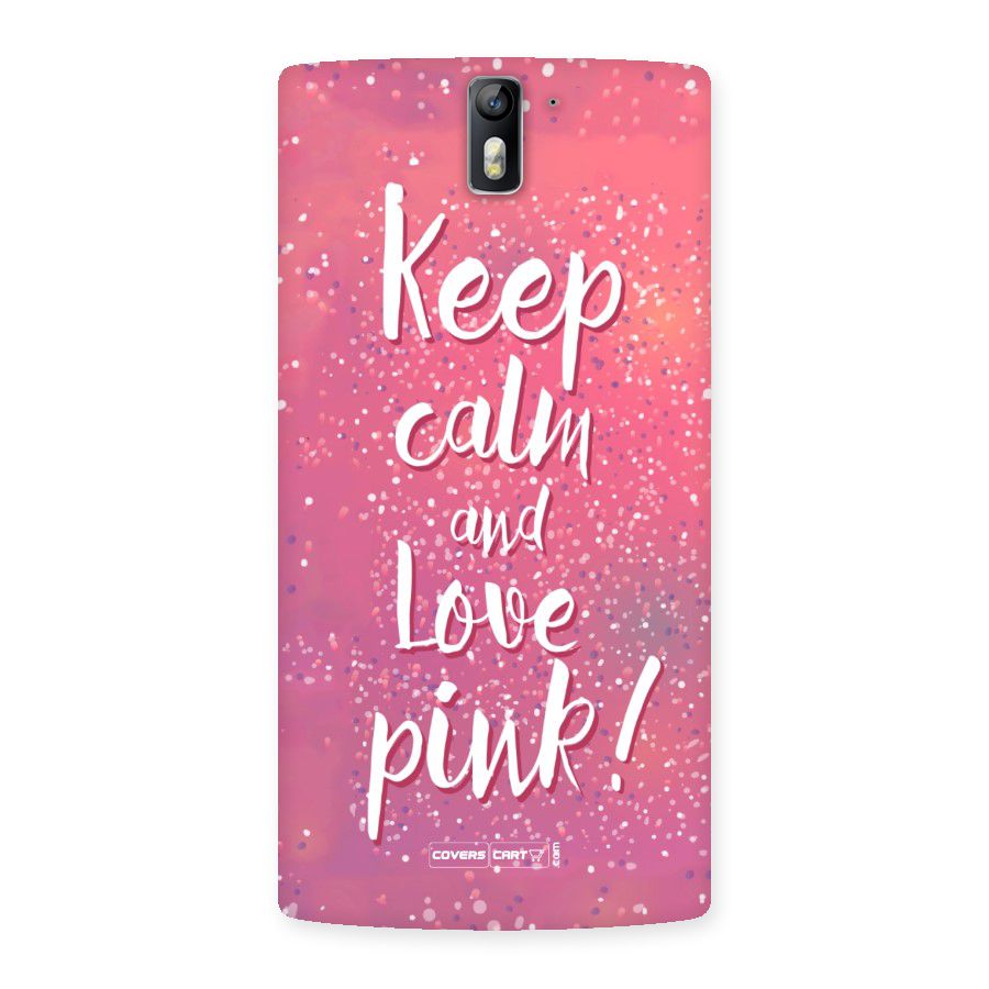 Love Pink Back Case for One Plus One