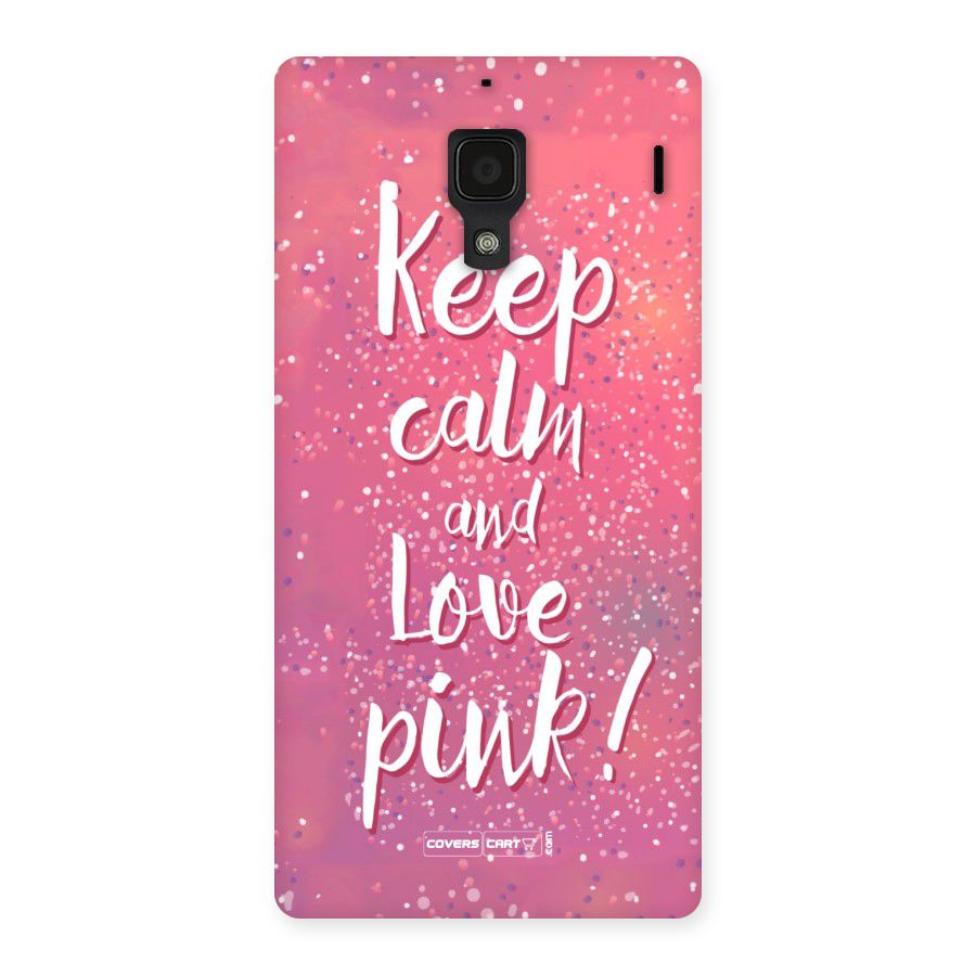 Love Pink Back Case for Redmi 1S