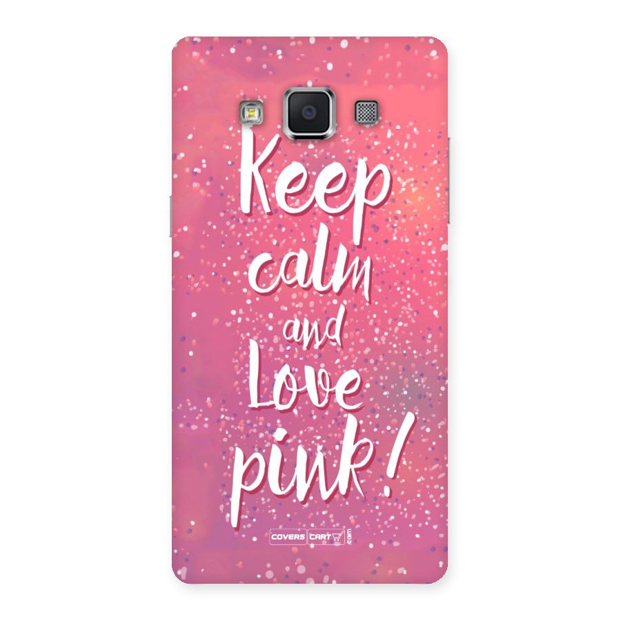 Love Pink Back Case for Samsung Galaxy A5