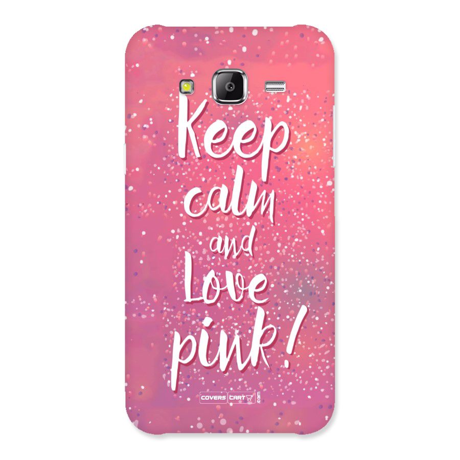 Love Pink Back Case for Samsung Galaxy J5