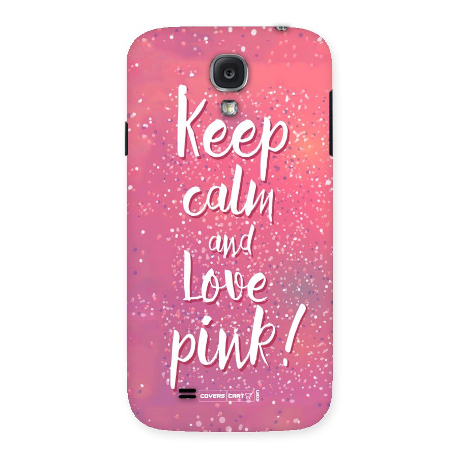 Love Pink Back Case for Samsung Galaxy S4