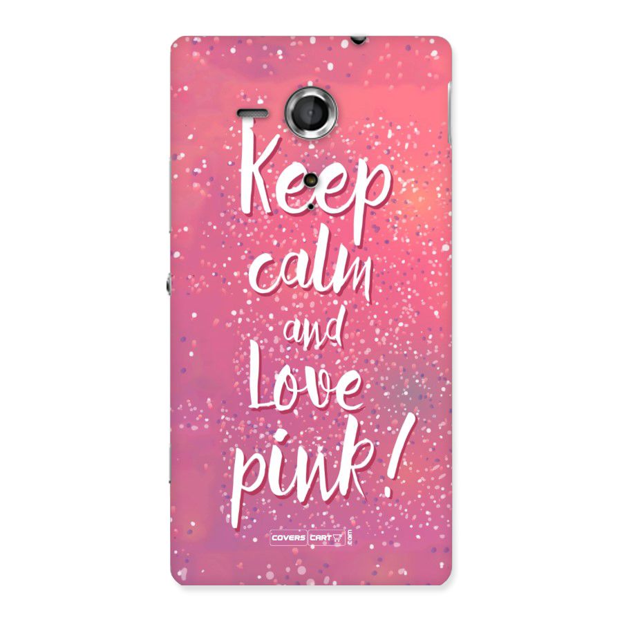 Love Pink Back Case for Sony Xperia SP