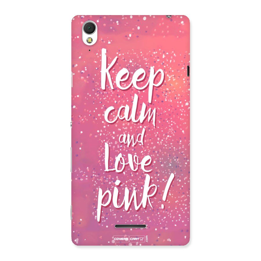 Love Pink Back Case for Sony Xperia T3
