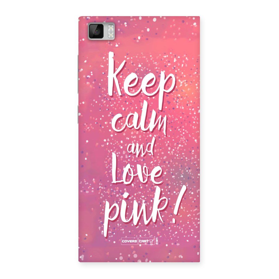 Love Pink Back Case for Xiaomi Mi3