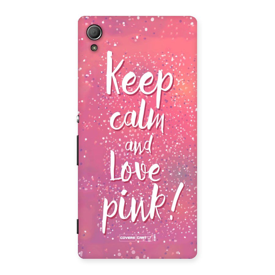 Love Pink Back Case for Xperia Z3 Plus