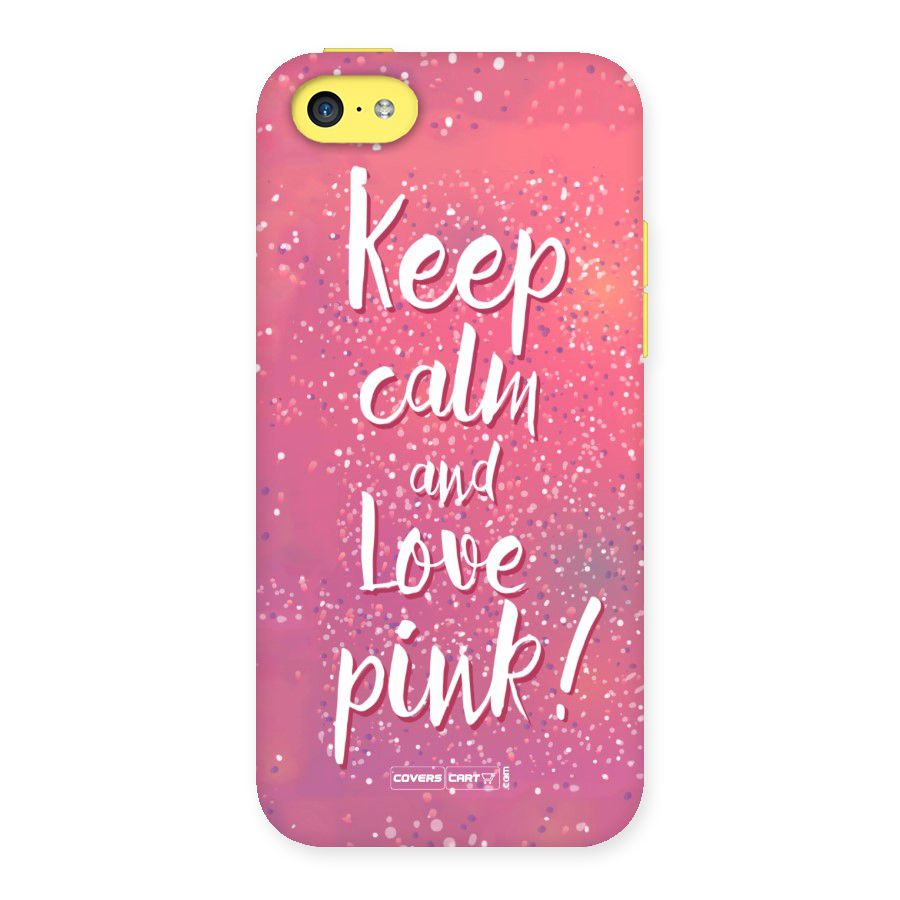 Love Pink Back Case for iPhone 5C