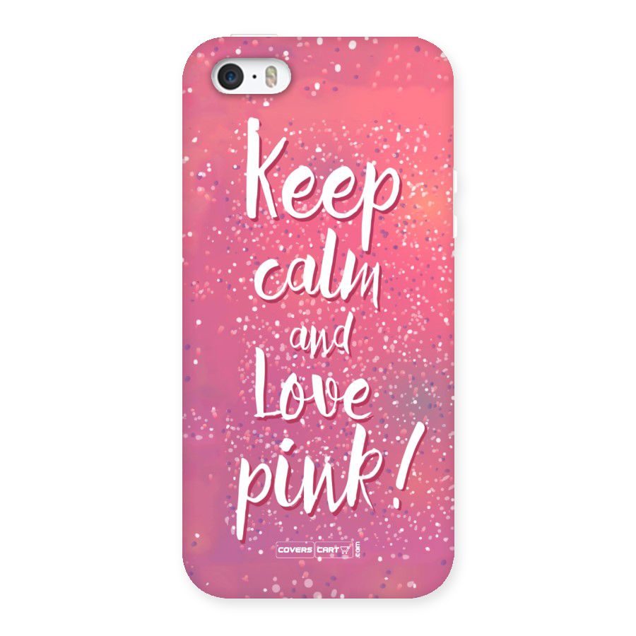 Love Pink Back Case for iPhone 5 5S