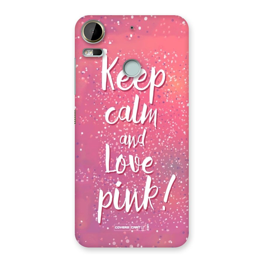 Love Pink Back Case for Desire 10 Pro