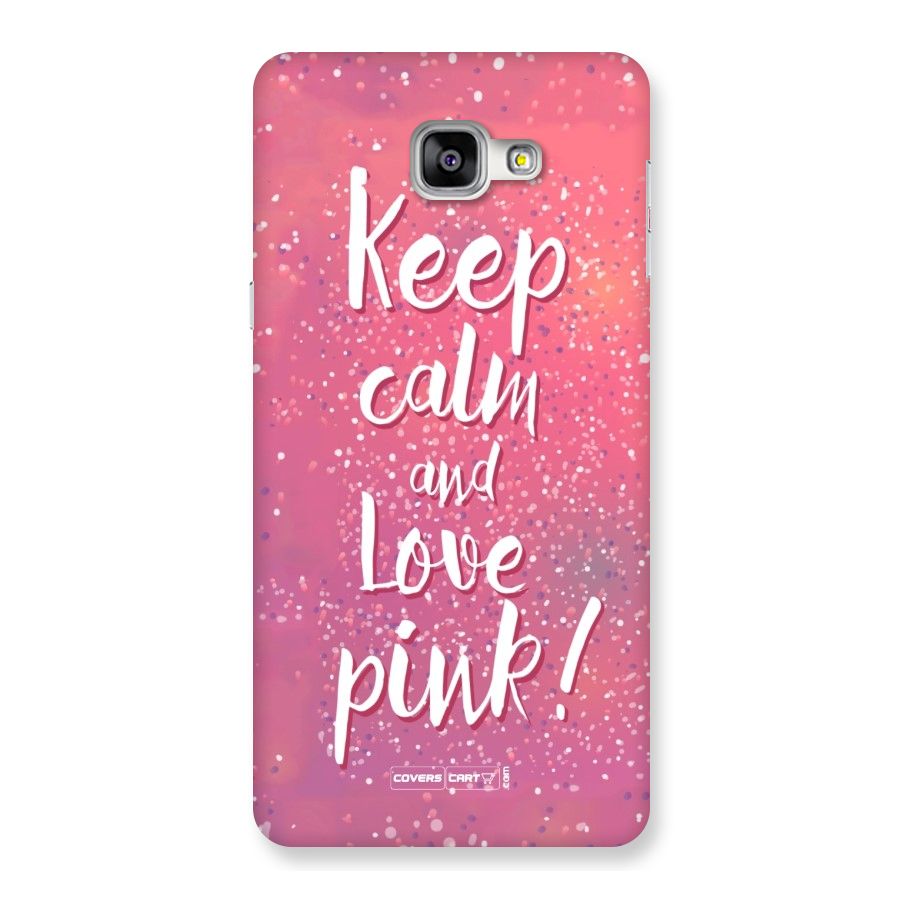 Love Pink Back Case for Galaxy A9