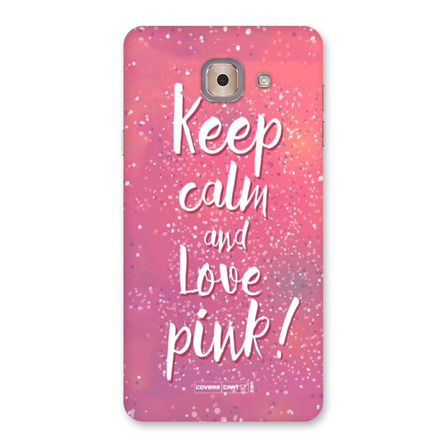 Love Pink Back Case for Galaxy J7 Max