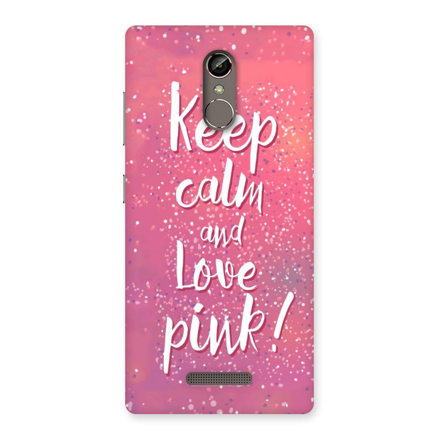 Love Pink Back Case for Gionee S6s