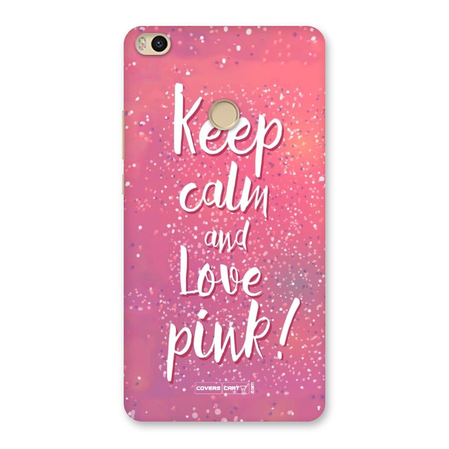 Love Pink Back Case for Mi Max 2