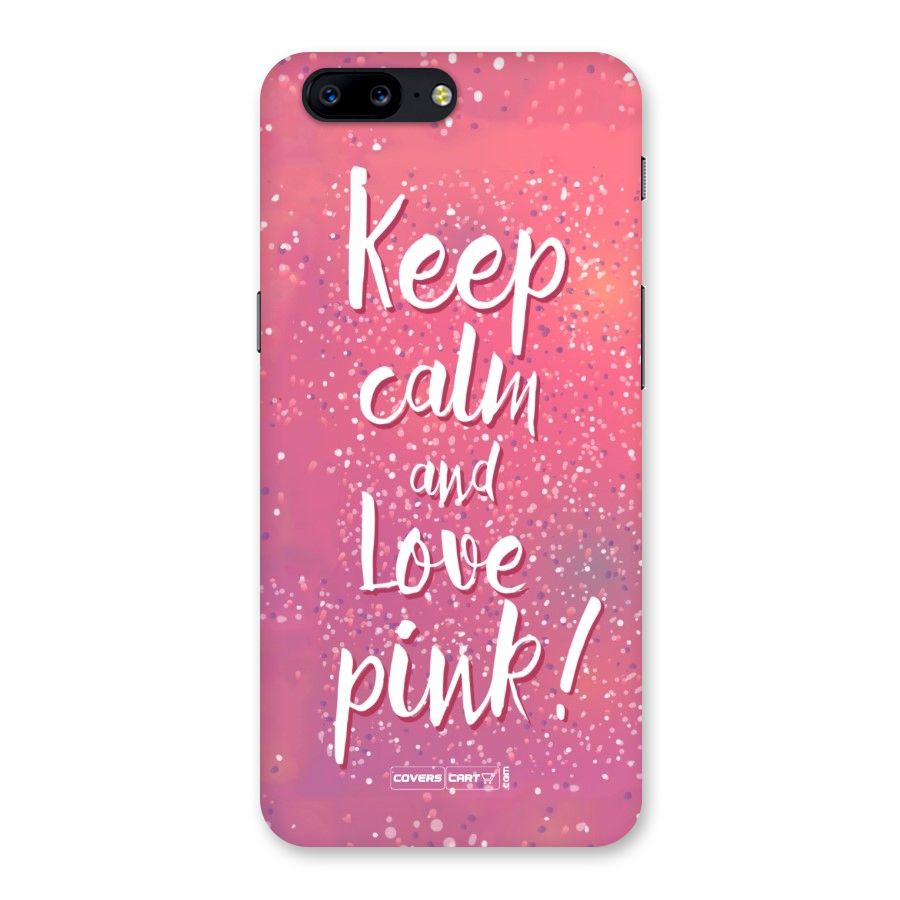 Love Pink Back Case for OnePlus 5